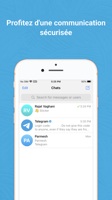 Screenshot #2 pour Messenger VPN: chat privé