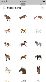 sticker horse iphone screenshot 1