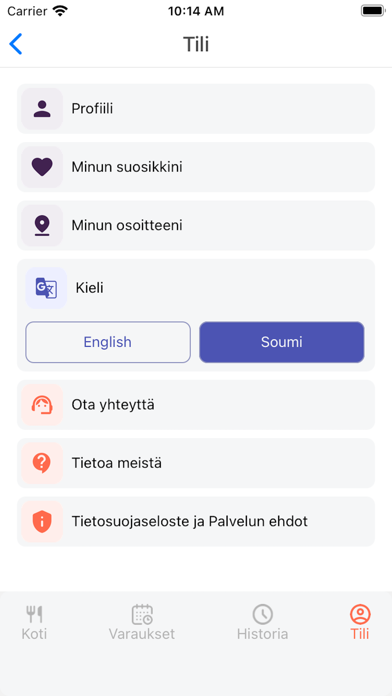 Nordantia Tilaa Screenshot