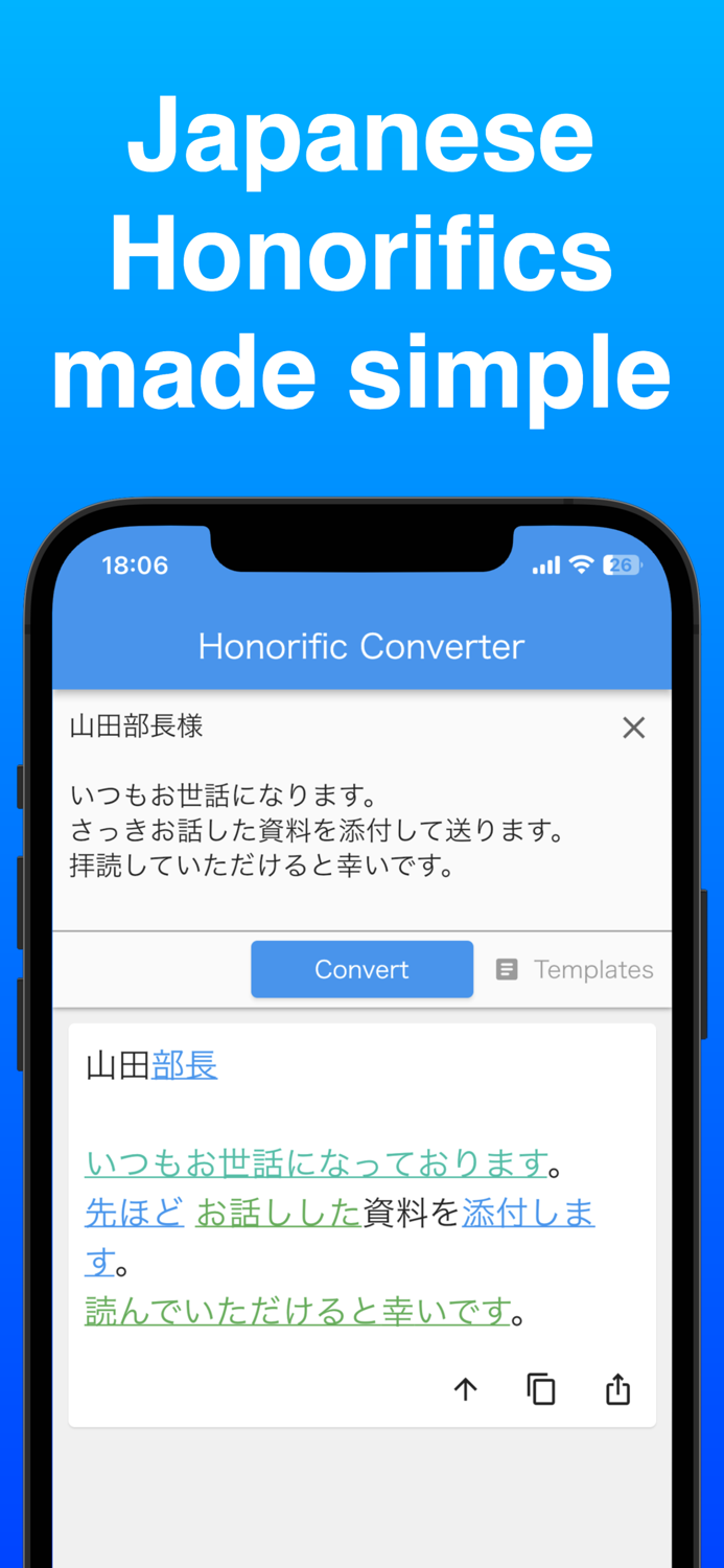 Japanese Honorific Converter