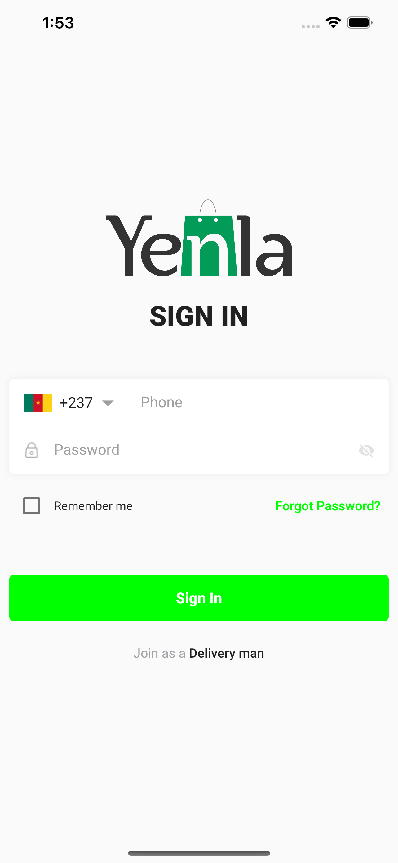 Yenla Delivery