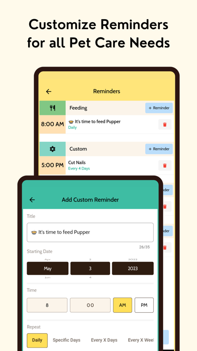 Clio: Dog Cat Pet Care Tracker Screenshot