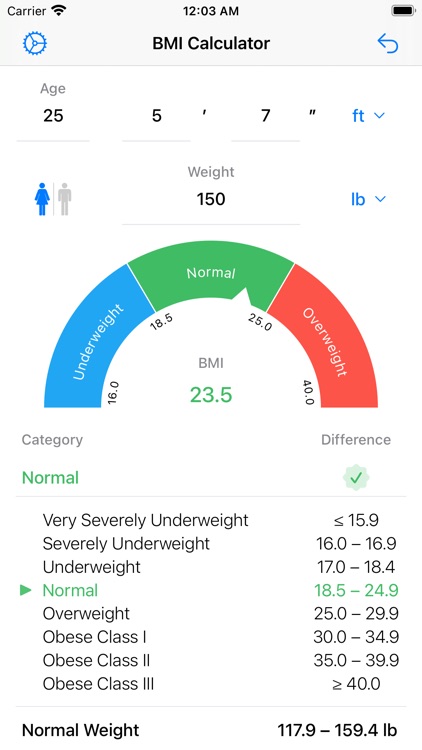 BMI Calculator – Weight Loss by Steffen Mayer