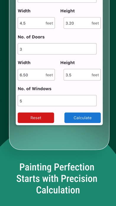 Screenshot #3 pour Wall Paint Calculator Pro