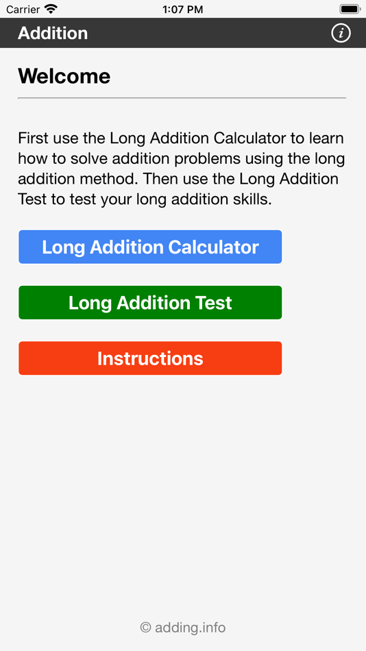 #1. Long Addition (iOS) Podle: H Valeur