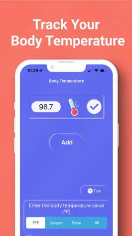 Game screenshot Body Temperature App Tracker ◉ mod apk