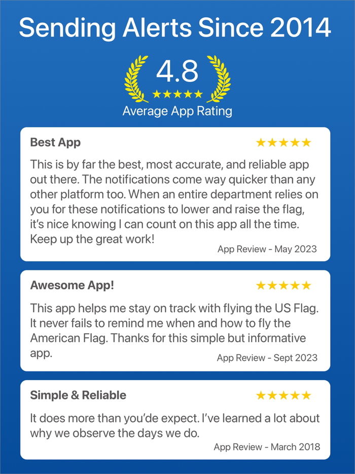 Flag Day - US Flag Alerts