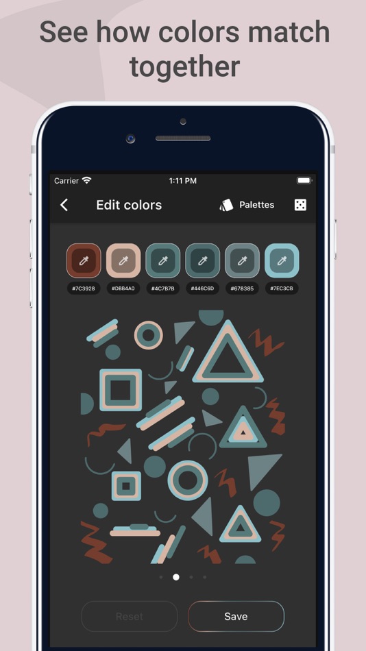 #4. Color Wheel: Palette ColorGear (iOS) 由: Yevhenii Kuzmenko