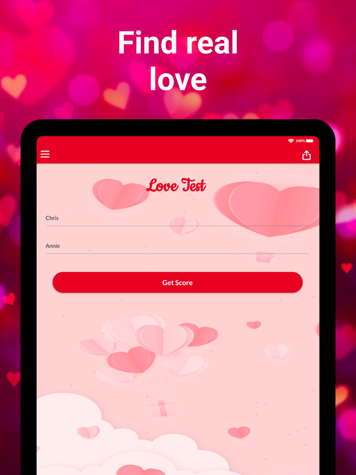 Love Tester Real Love Test