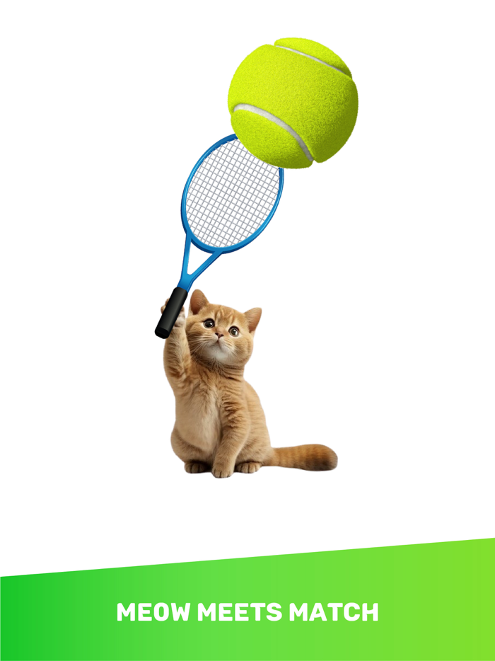 Cat Tennis Clash - 3D Tennis