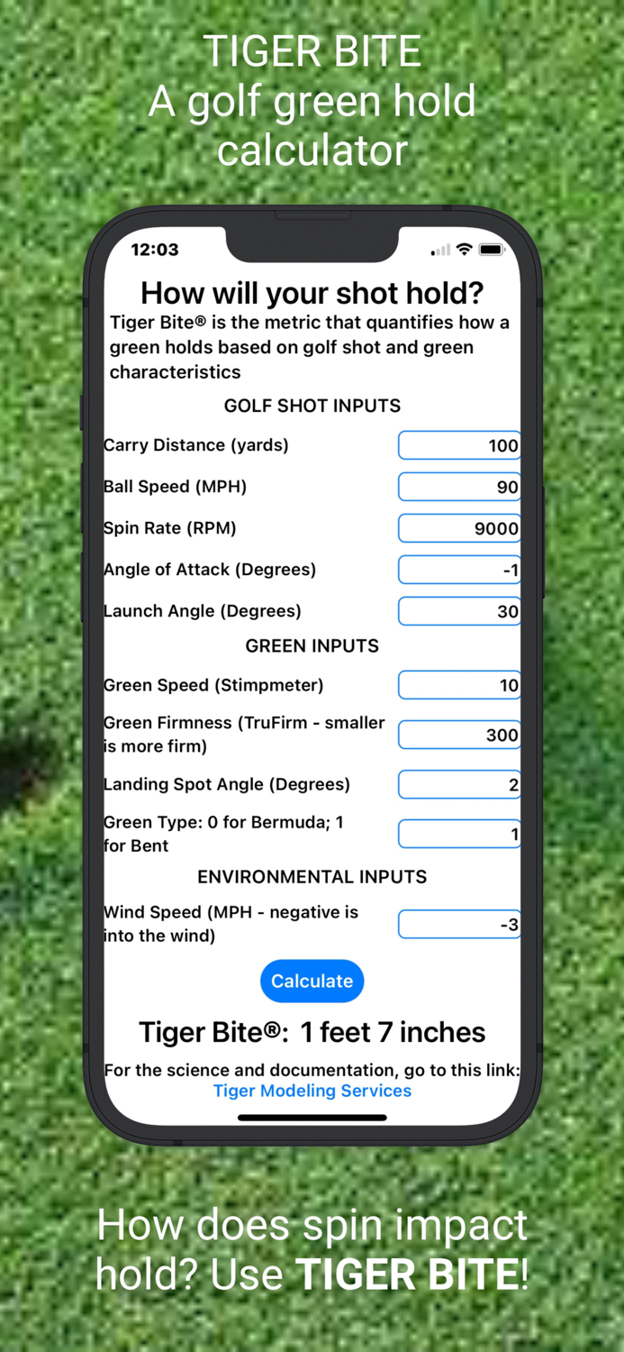 Tiger Bite - Green Hold Metric