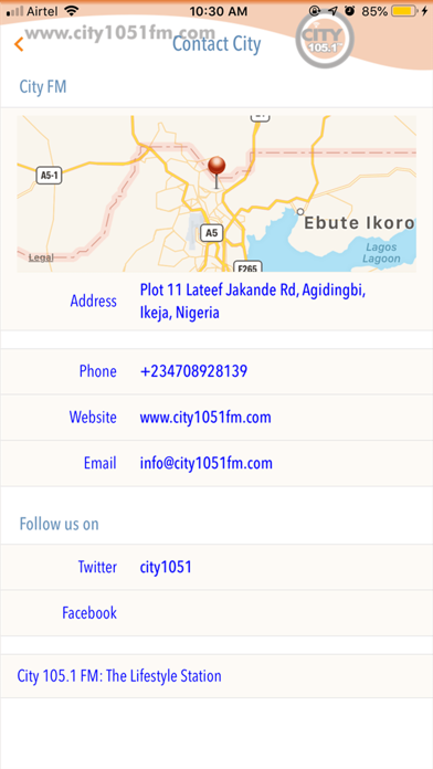City1051FM Screenshot