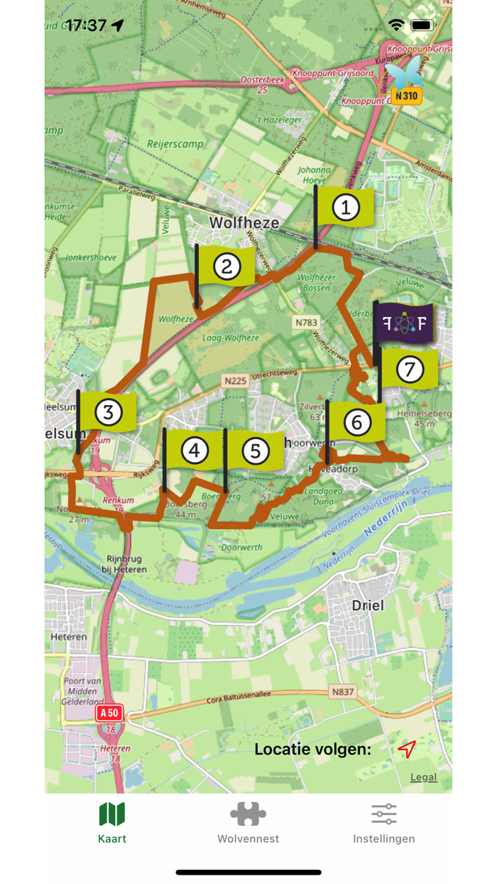 De klim naar het Wolvennest