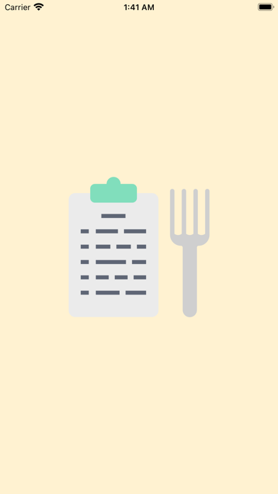 Food Note - Record Your Food Screenshot