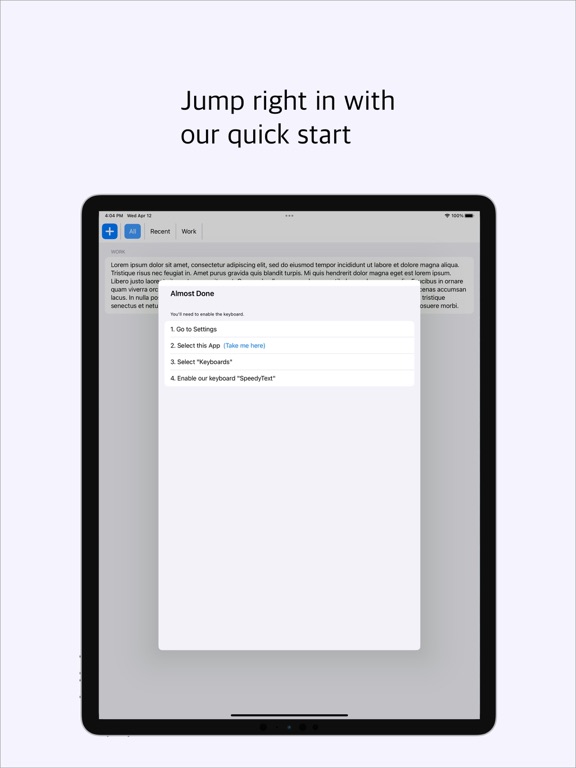 Screenshot #6 pour SpeedyText