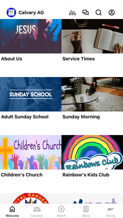 Calvary Temple Evansville Screenshot