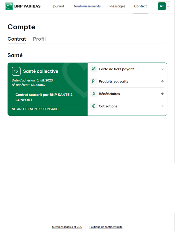 BNP Paribas Protection Santé