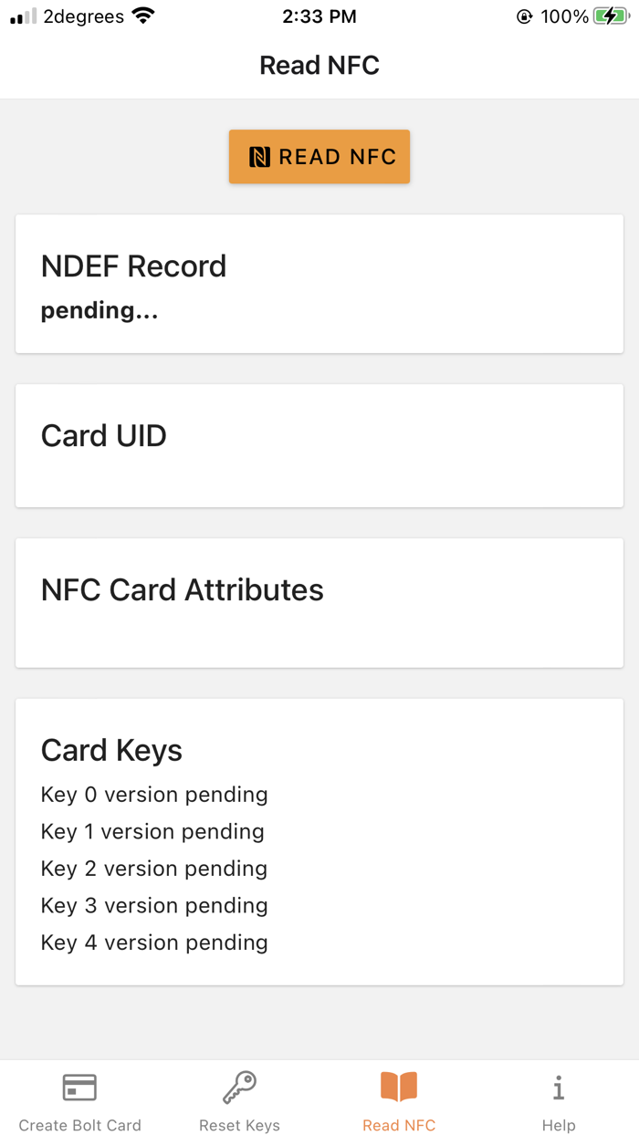 Boltcard NFC Programmer