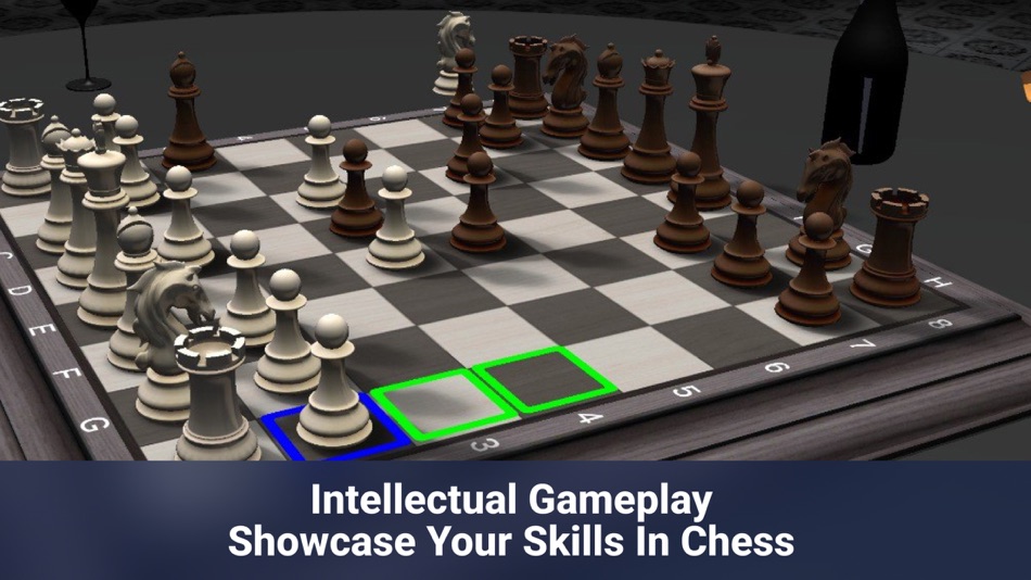#1. Chess 3D. (iOS) 由: M SQUARE