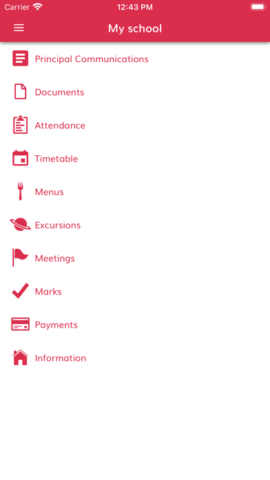 Class Report Screenshot