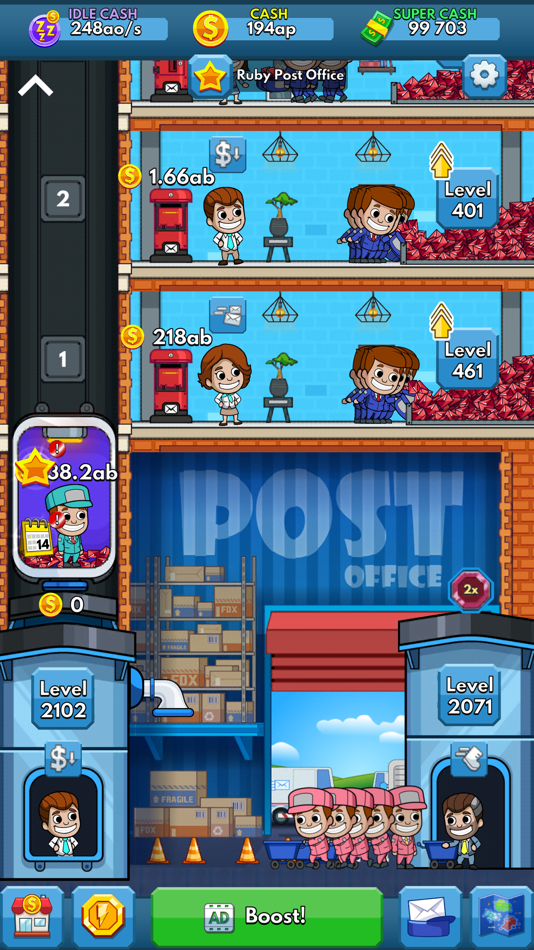 #10. Idle Mail Tycoon (iOS) 来自: Kolibri Games GmbH