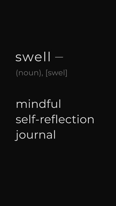daily self care journal: swell Screenshot