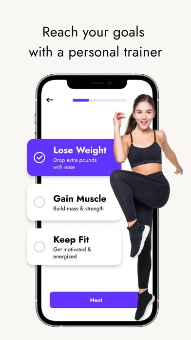 Chics - fitness coach at home screenshot 2