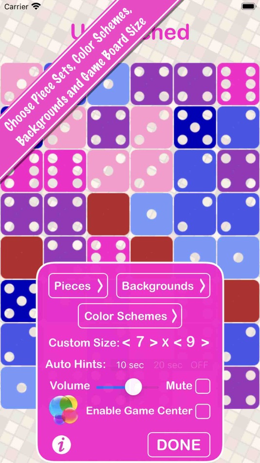#2. Unmatched - Match 3 With Style (iOS) Podle: Kevin Brain