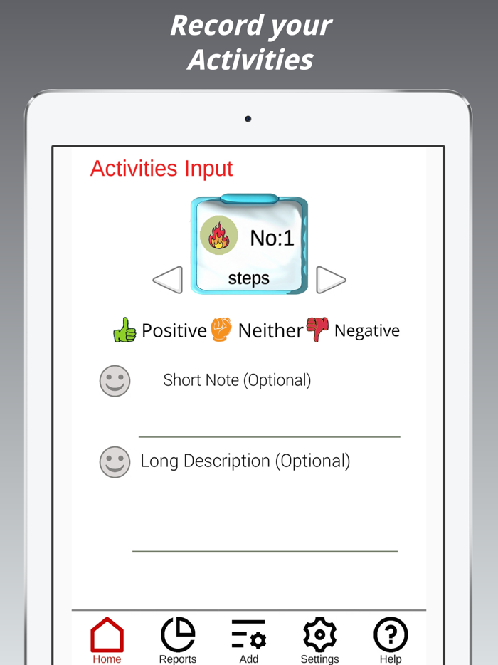 Symptoms  Activities Tracker