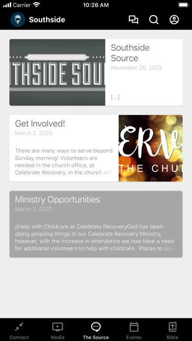 Southside Christian Church Screenshot