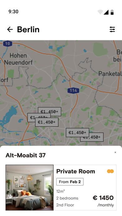 Habyt Co-living Screenshot