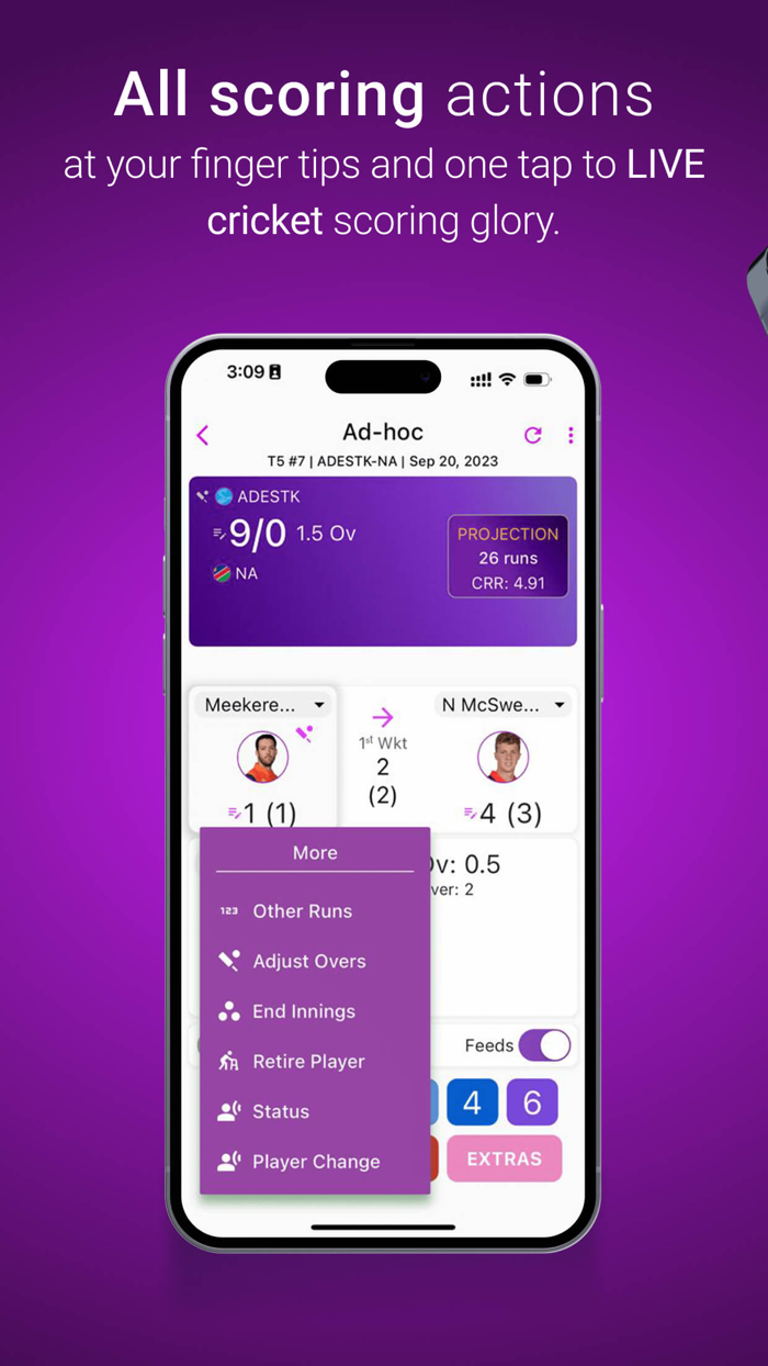 cricket LIVE scoring scoreblox