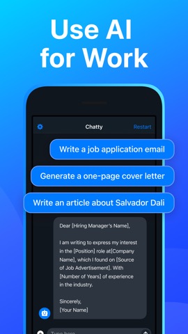 Chatty.ai - Write and Chat AIのおすすめ画像4