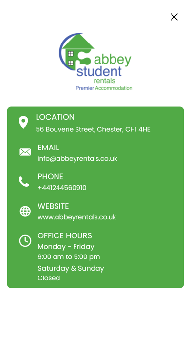 Abbey Student Rentals Screenshot