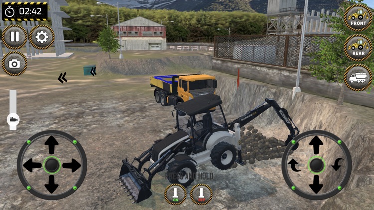 Backhoe Loader Truck Simulator