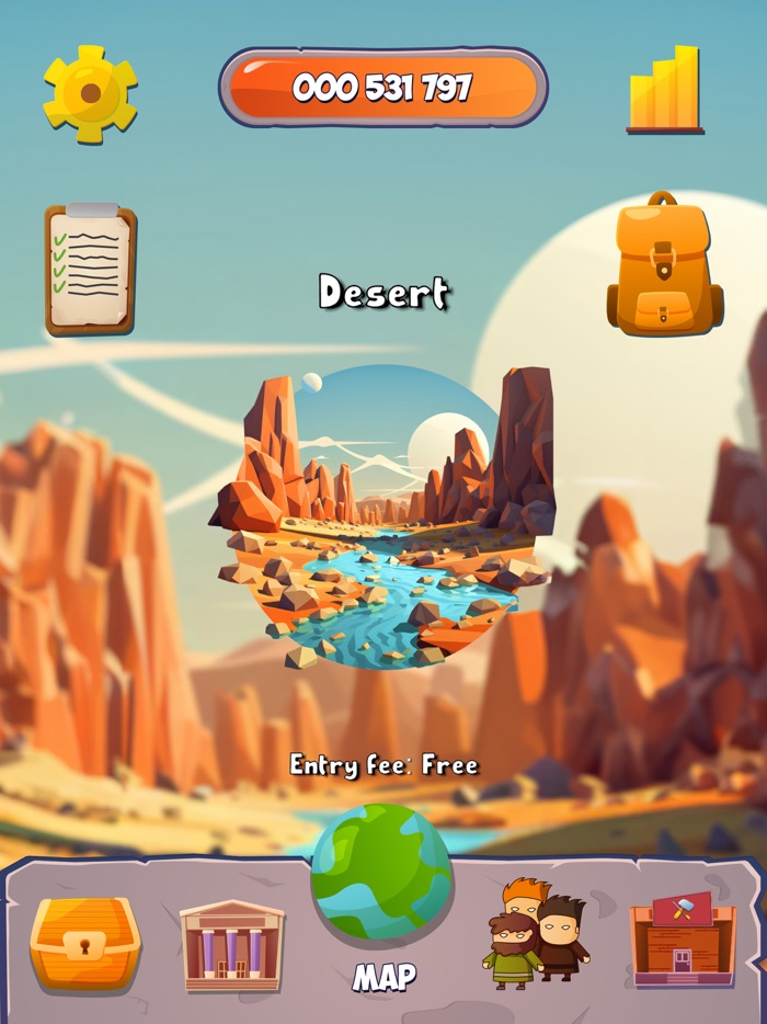 Dino  Fossil Hunter Tap Idle