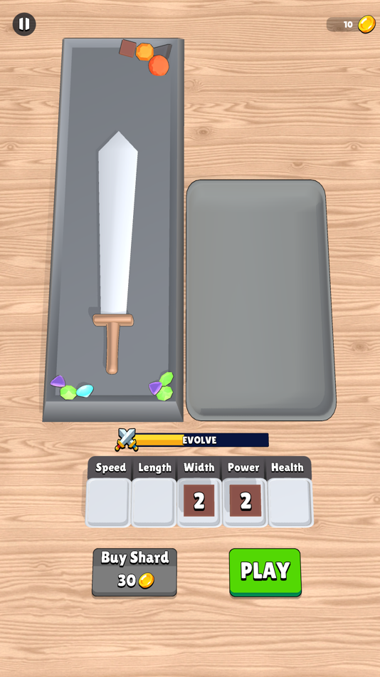 #4. Slicer Sword (iOS) 由: FUBU GAMES OYUN YAZILIM VE BILGI TEKNOLOJILERI TICARET LIMITED SIRKETI