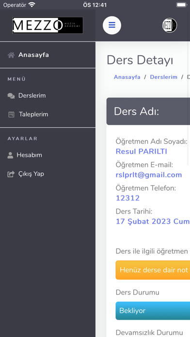 Mezzo Müzik Akademi Screenshot