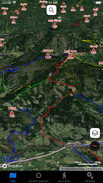 Turistická Mapa ČR Screenshot