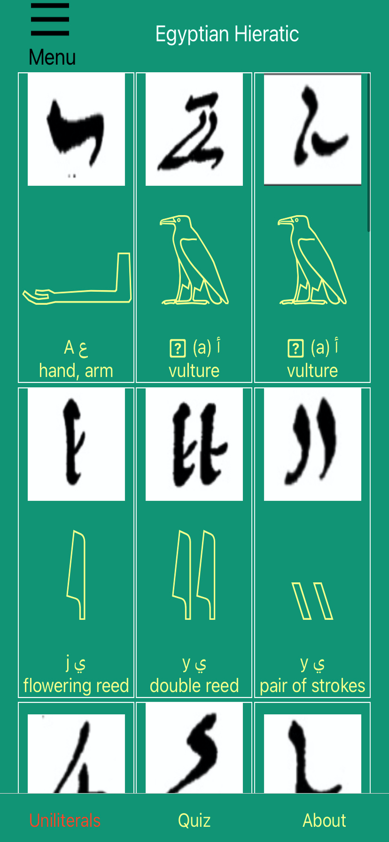Nile Valley Hieroglyphs Prem