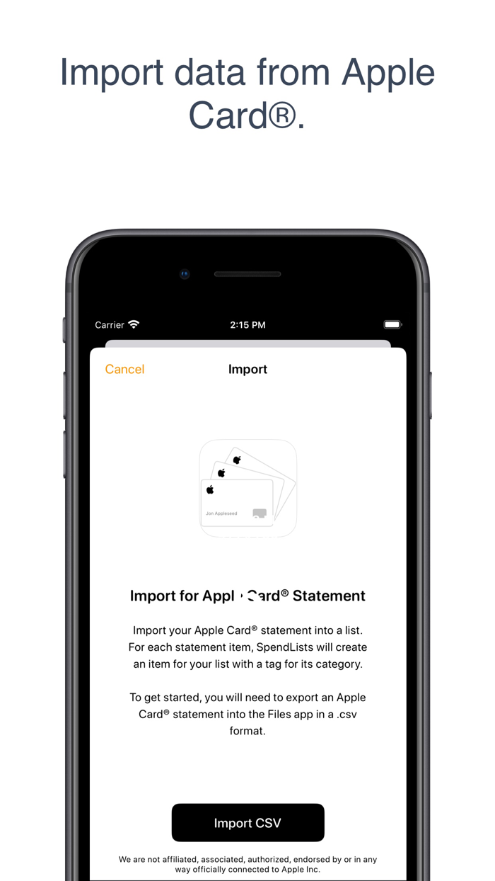 SpendLists - Budget Tracker