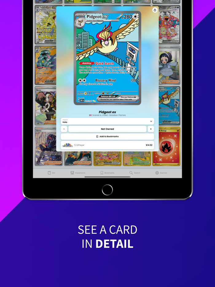 Dex - for Pokémon TCG