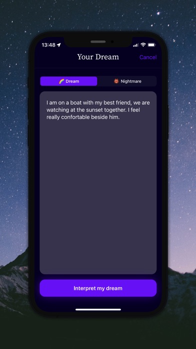 Dream & Nightmare Interpreter Screenshot