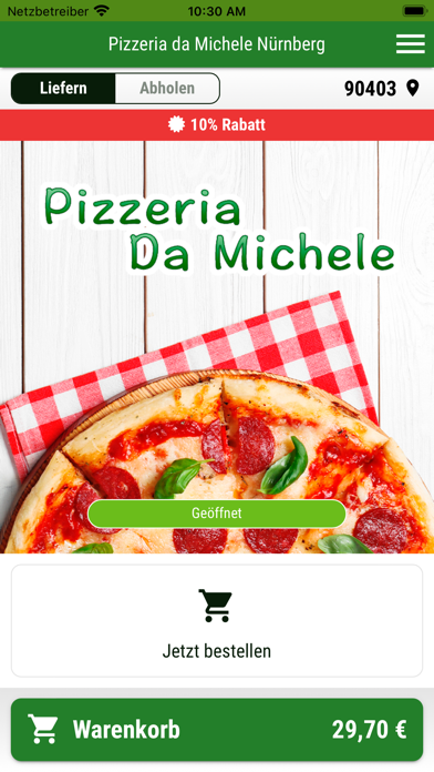 Pizzeria da Michele Nürnberg Screenshot