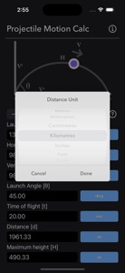 Projectile Motion Calc screenshot #10 for iPhone