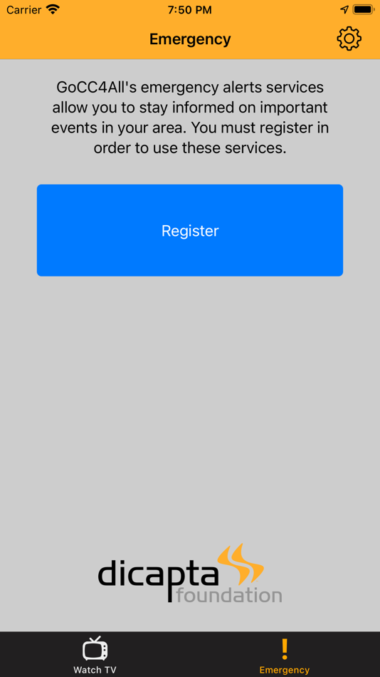 #3. GoCC4All (FEMA Test Channel) (iOS) 게시자: Dicapta Foundation Corporation