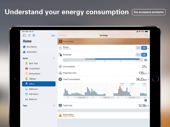 Eve for Matter & HomeKit iPad