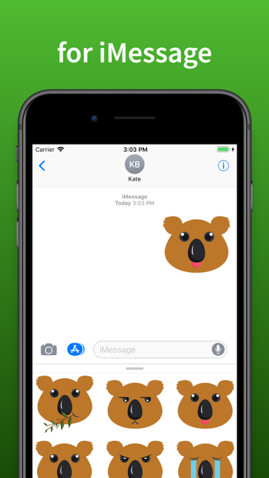 Screenshot #3 pour Koala Emoji & Bear Stickers