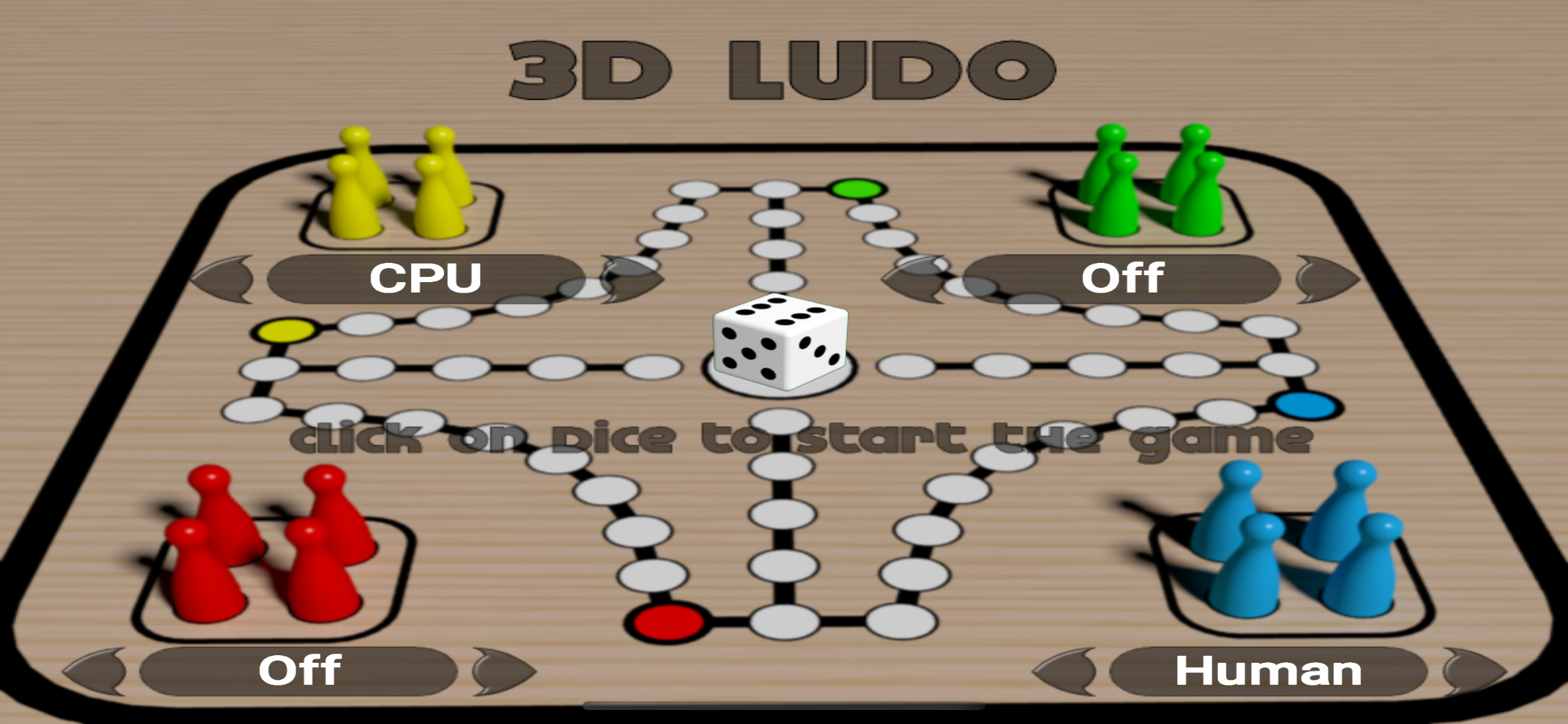 Ludo Dice 3D