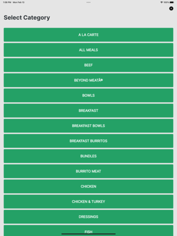 Out Of The Cave Food iPad screenshot 4 - Food & Drink app